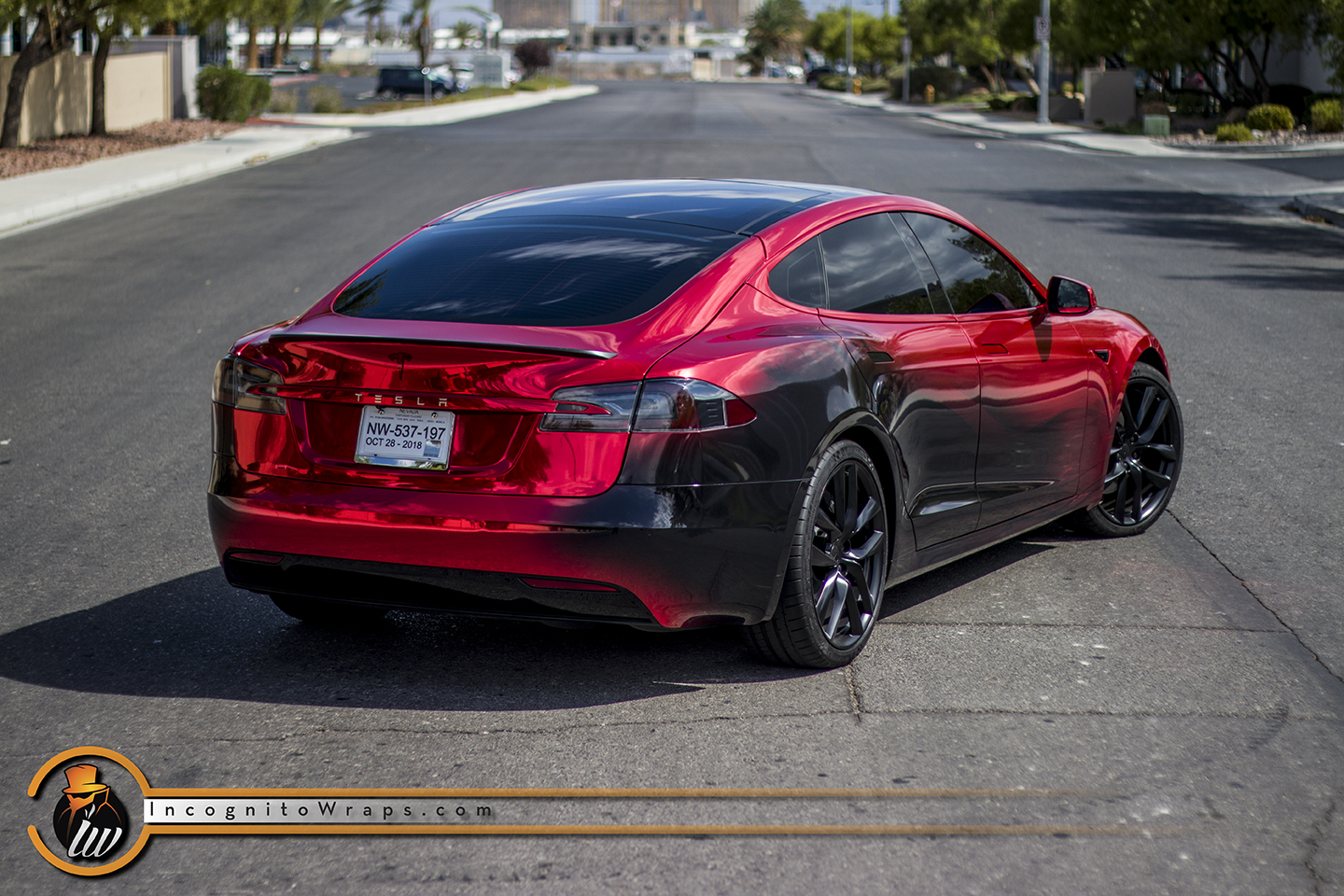 Tesla Model S Custom >> Tesla Model S Custom Printed Red Chrome Incognito Wraps Tesla Model S Custom >> Tesla Model S Custom Printed Red Chrome Incognito Wraps