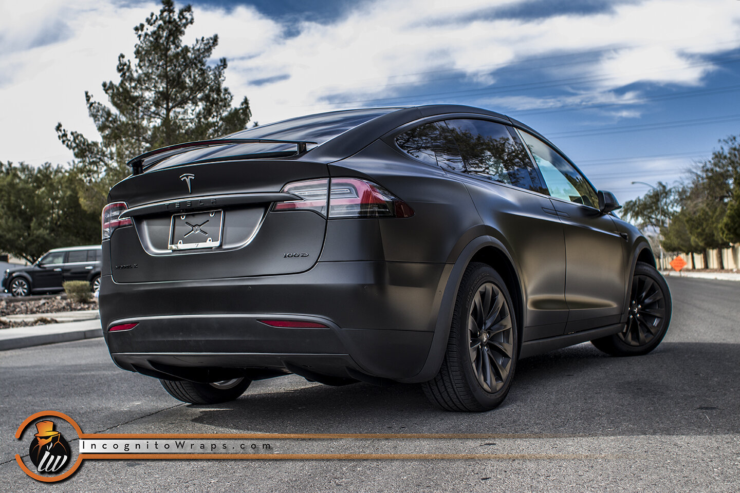 Slank Twisted Oefenen Tesla Model X - Satin Black with Chrome Delete and Rims — Incognito Wraps