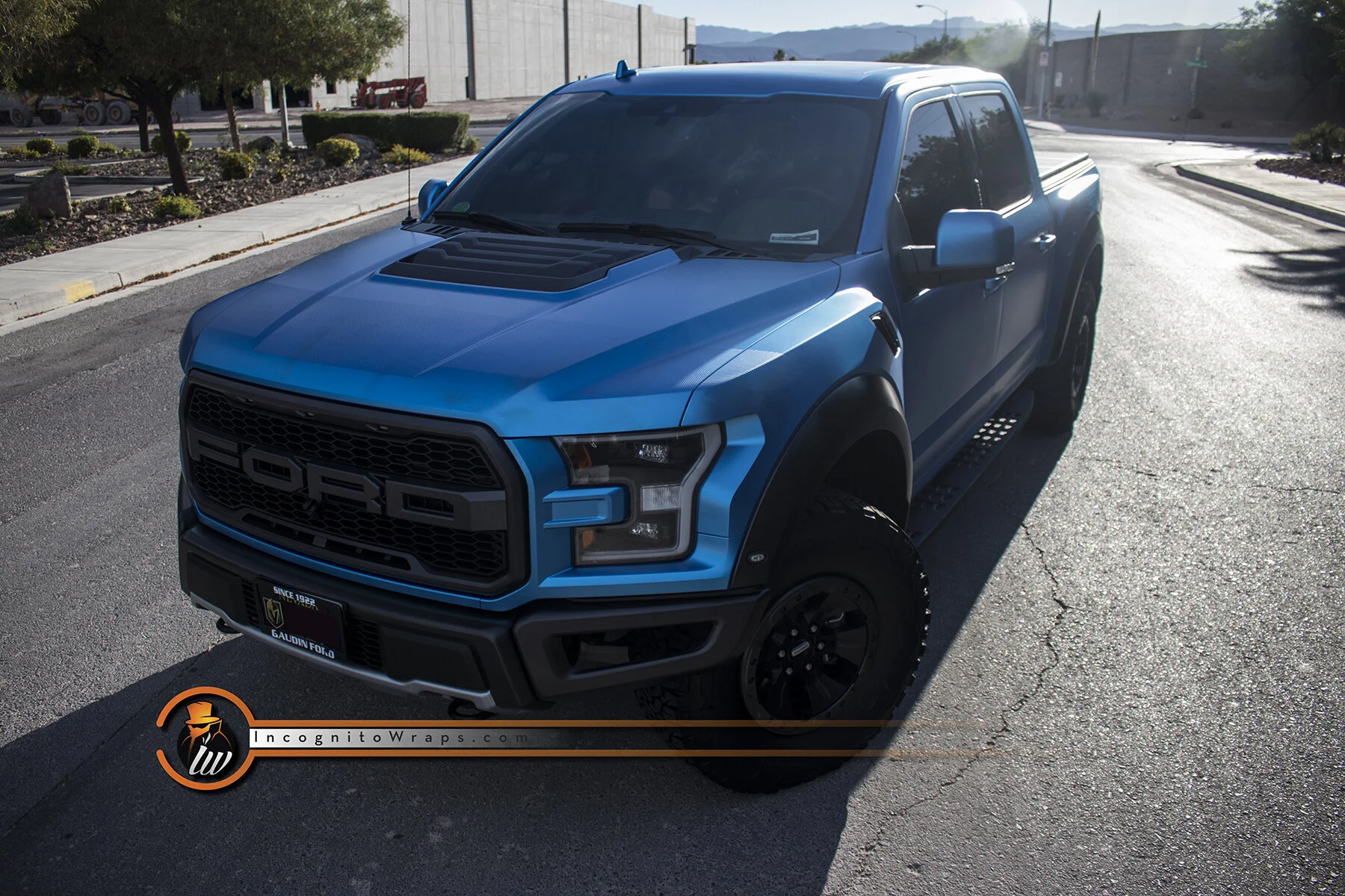 Ford Raptor Blue Color