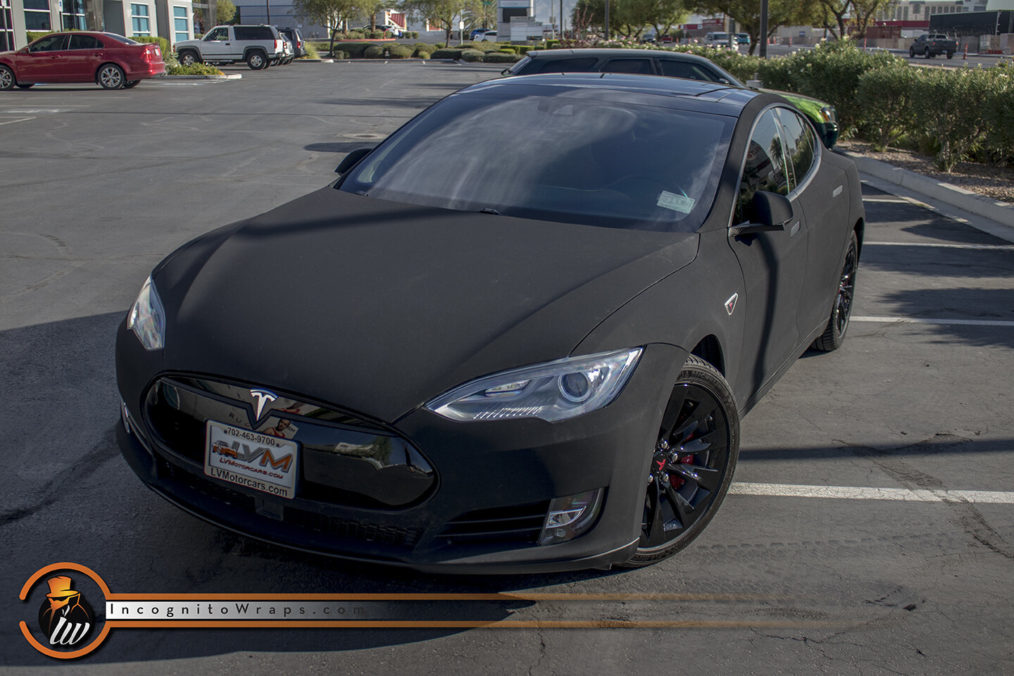 Tesla Model X - Matte Black with Carbon Fiber Chrome Delete — Incognito  Wraps