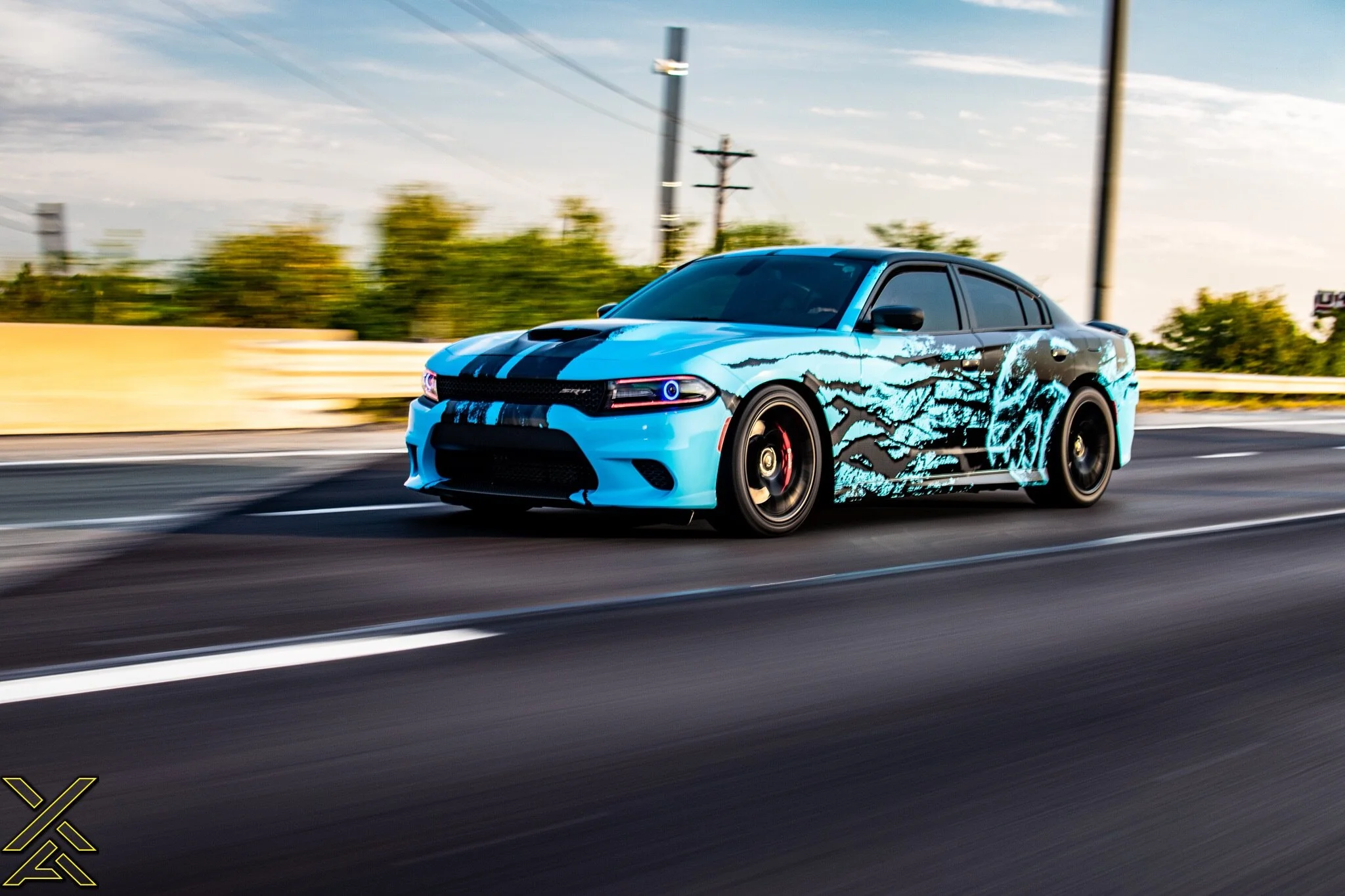 SplatterCat Wrap Full Wrap for 20152019 Dodge Charger Hellcat