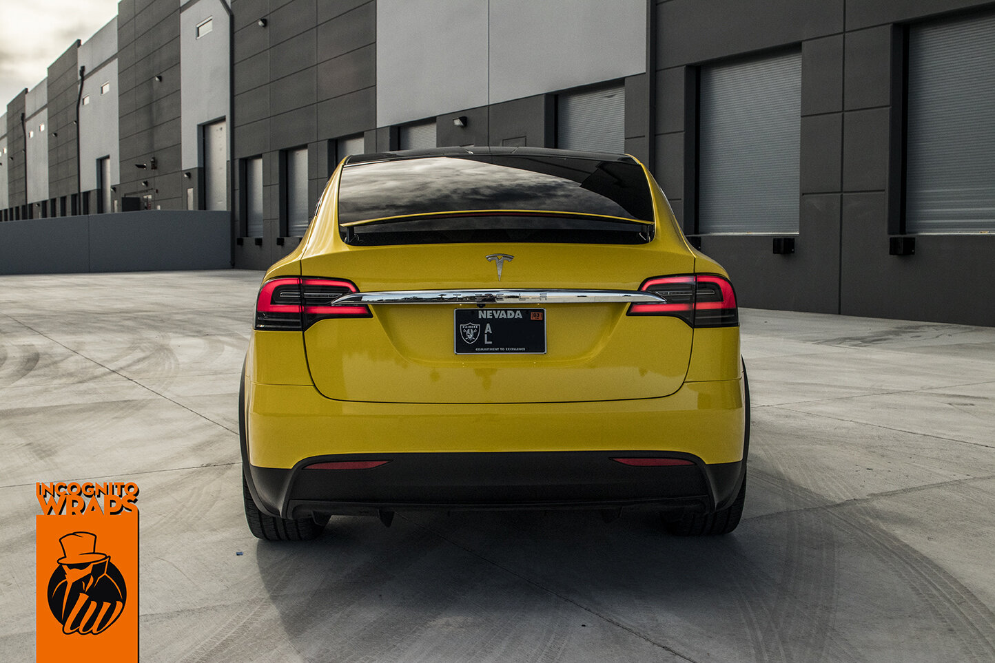 Tesla Model X - Gloss Yellow — Incognito Wraps