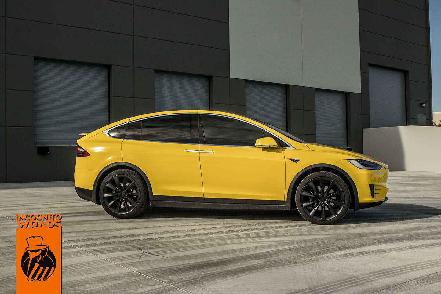 Tesla Model X - Gloss Yellow — Incognito Wraps