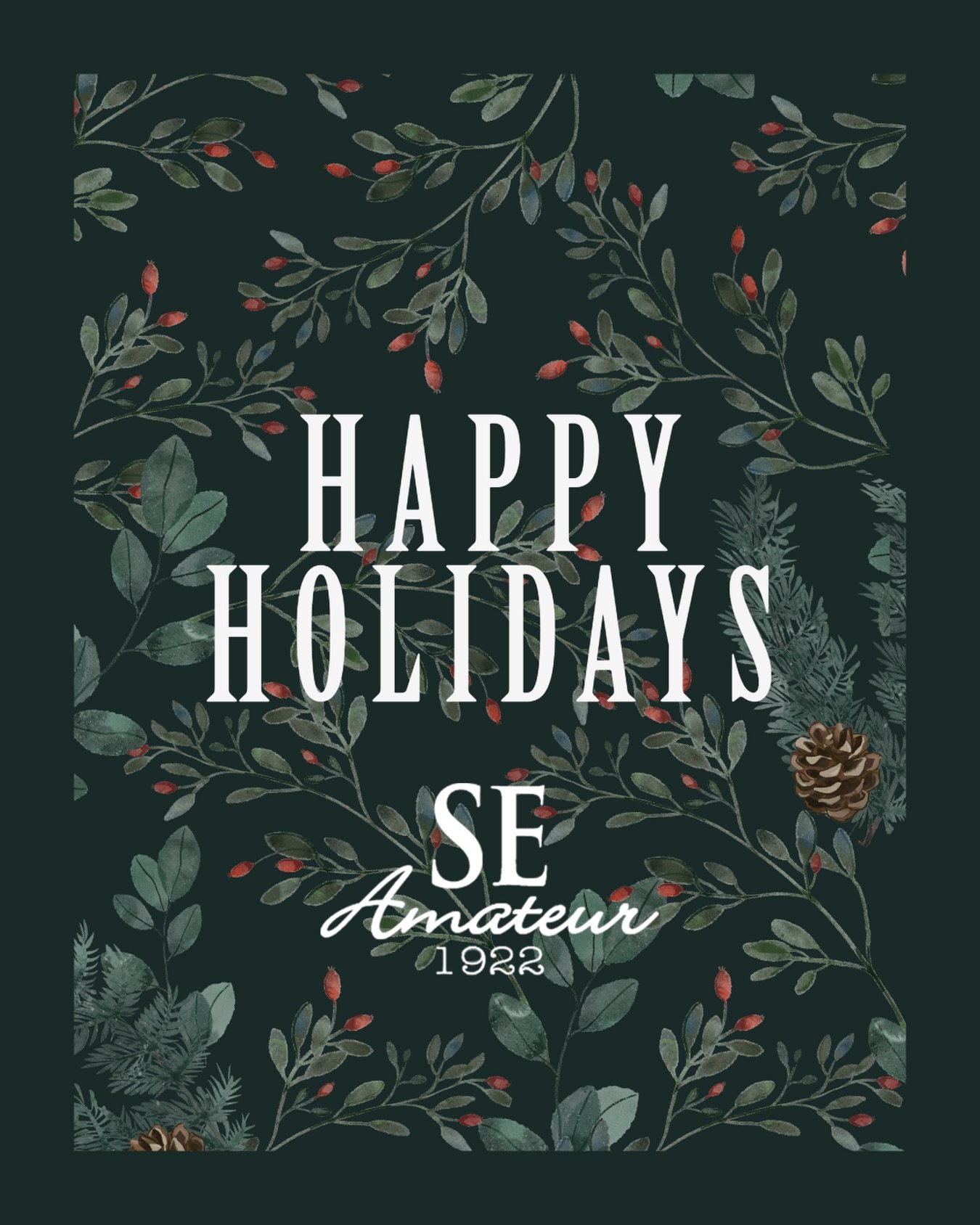 Happy Holidays and Merry Christmas to all!!