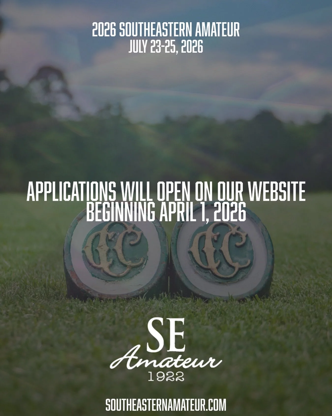 Write that down write that down!! ✍️

Applications for the 97th SEAM will be available April 1, 2026 on our website at southeasternamatuer.com