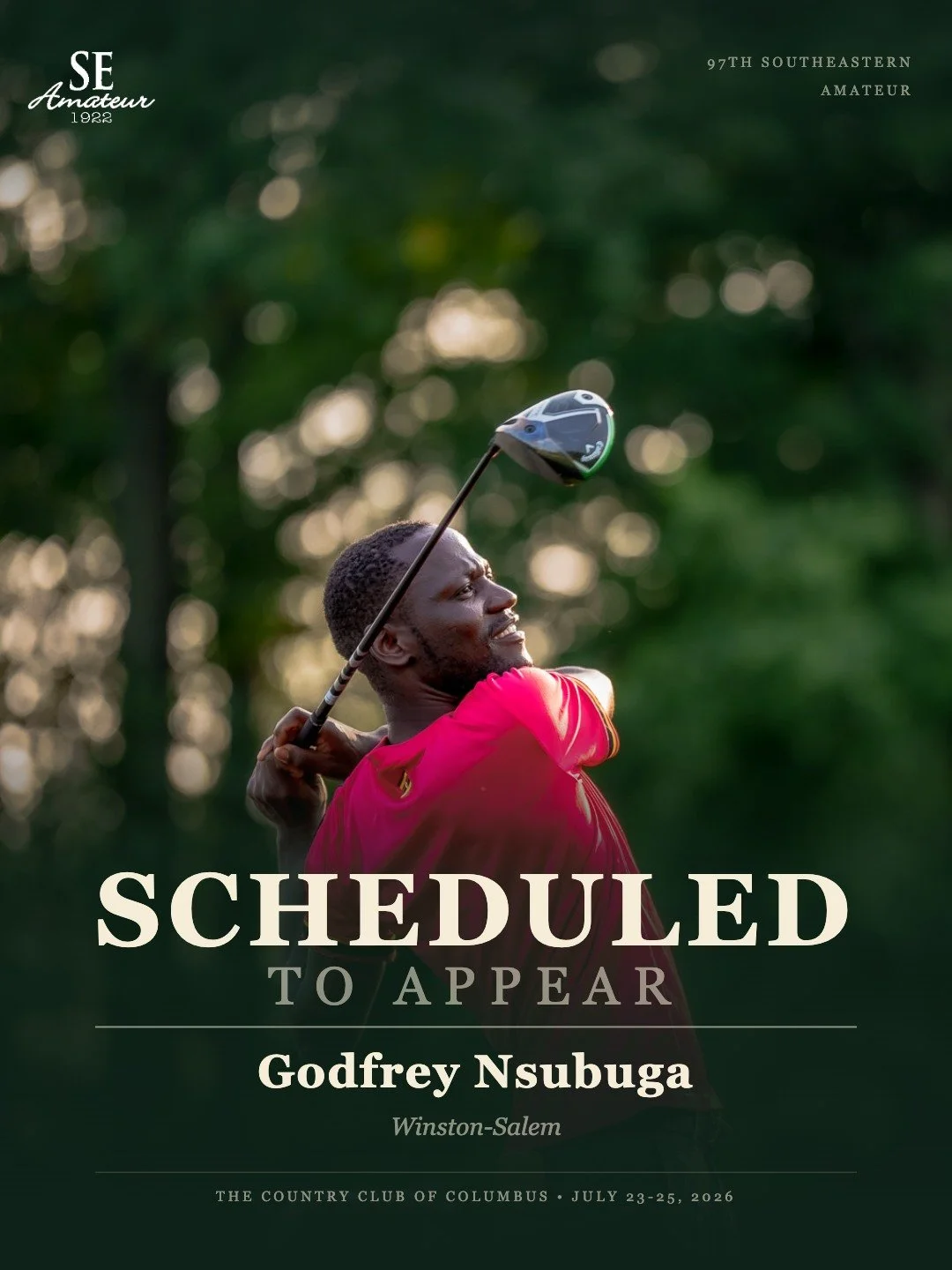 Looking forward to welcoming the best in amateur golf to Columbus this week!
