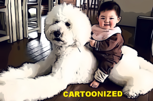 baby on dog cartoon.jpg