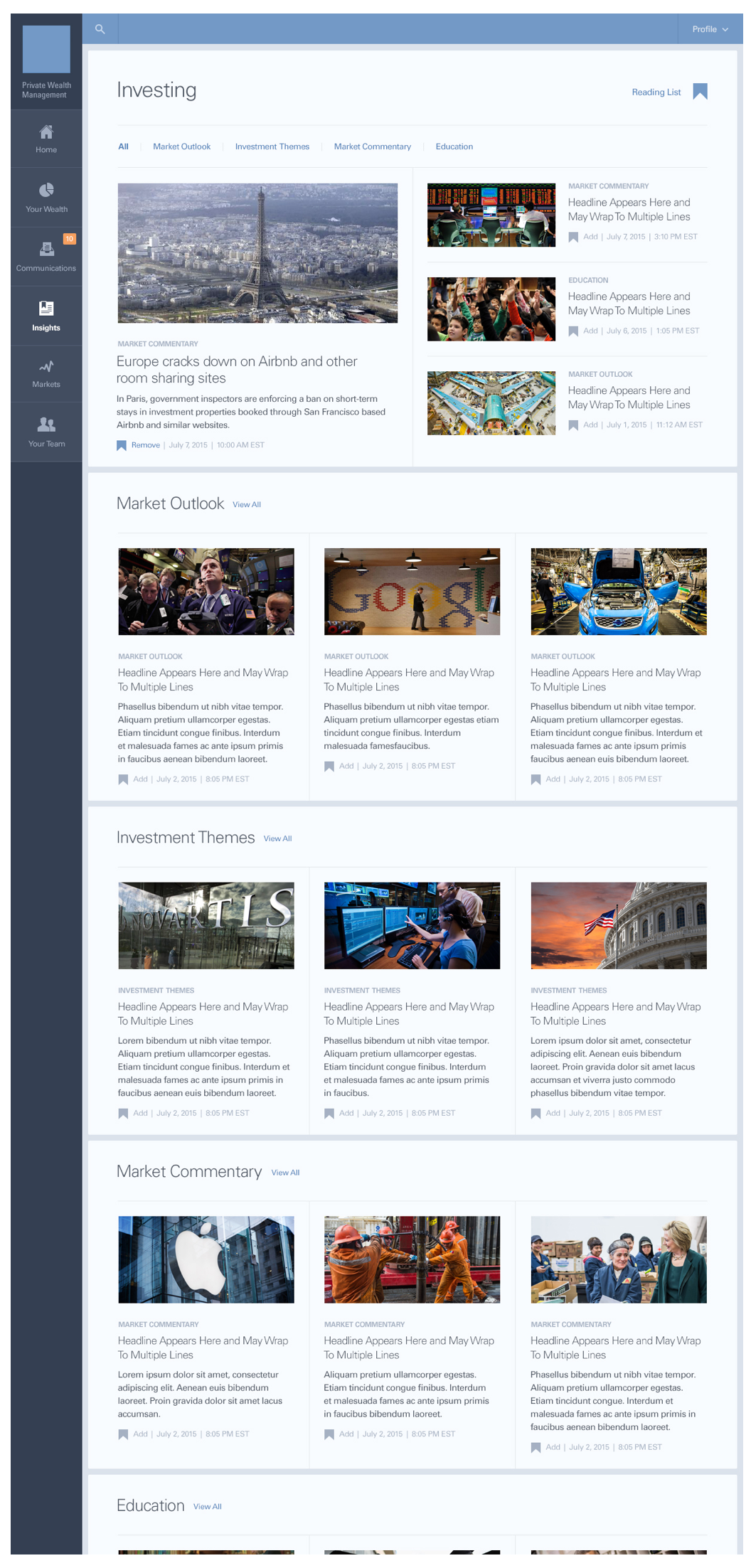Insights Category Landing Page Color Composite