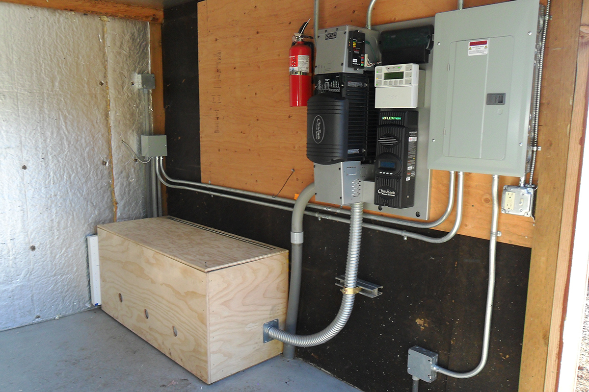 Off-Grid Inverter and battery storage