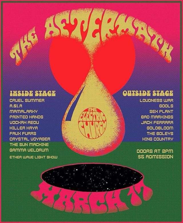 Stoked for this show next Sunday in Austin at the @the.electric.church. Playing with our friends @thesunmachine!!
Gonna be a great way to end the week at SWSW!
#austintexas #sxsw2019 #psychedelicrock #funk