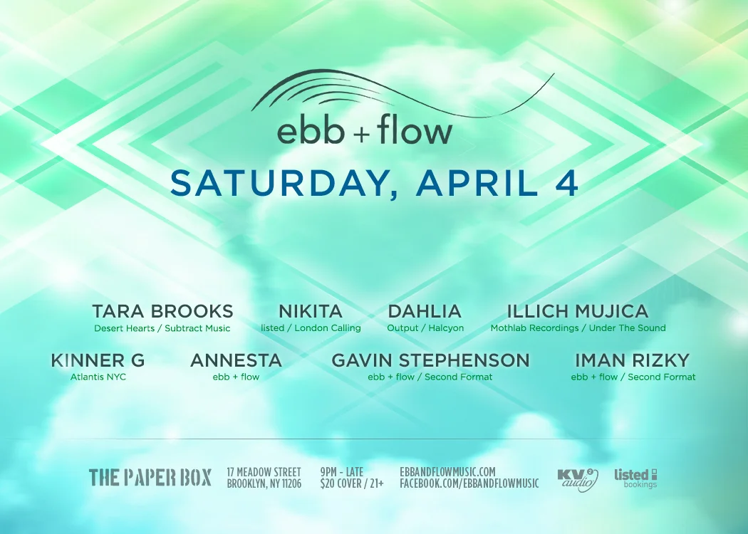 ebb + flow - The Paperbox - Brooklyn