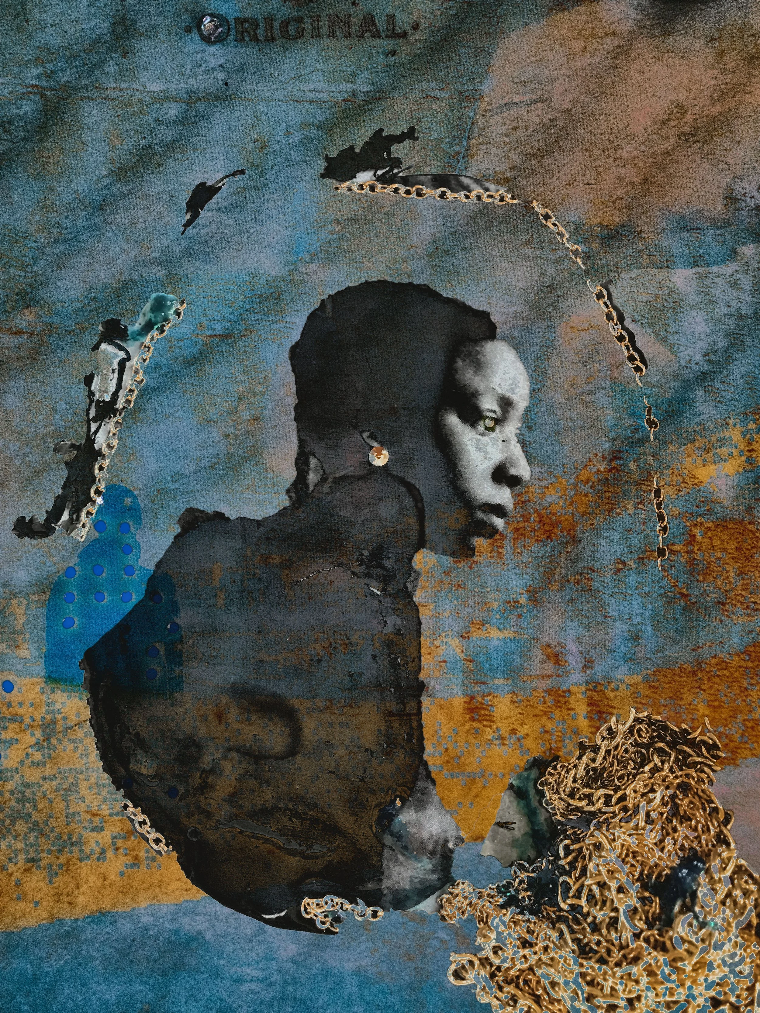 Portrait of an Unknown Woman with Boat and Chain, from the Library of Congress