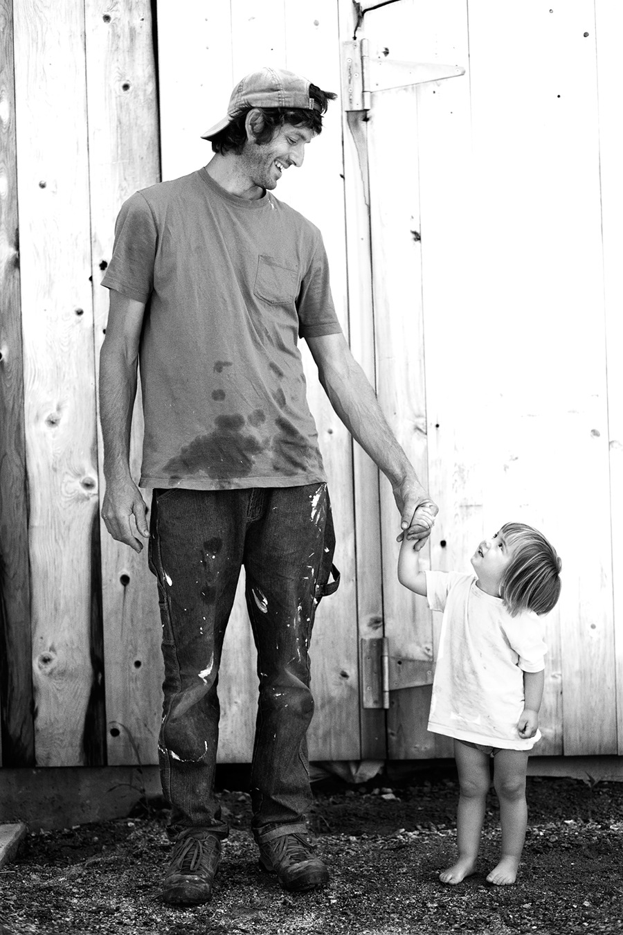 Noah Wentworth, head farmer, builder, doer of all things.