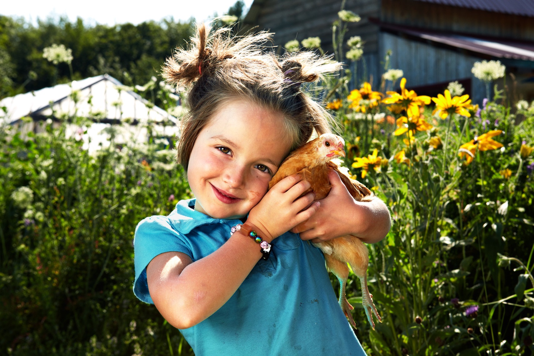 Sascha Maple Wentworth, chicken wrangler, flower arranger, customer service associate.