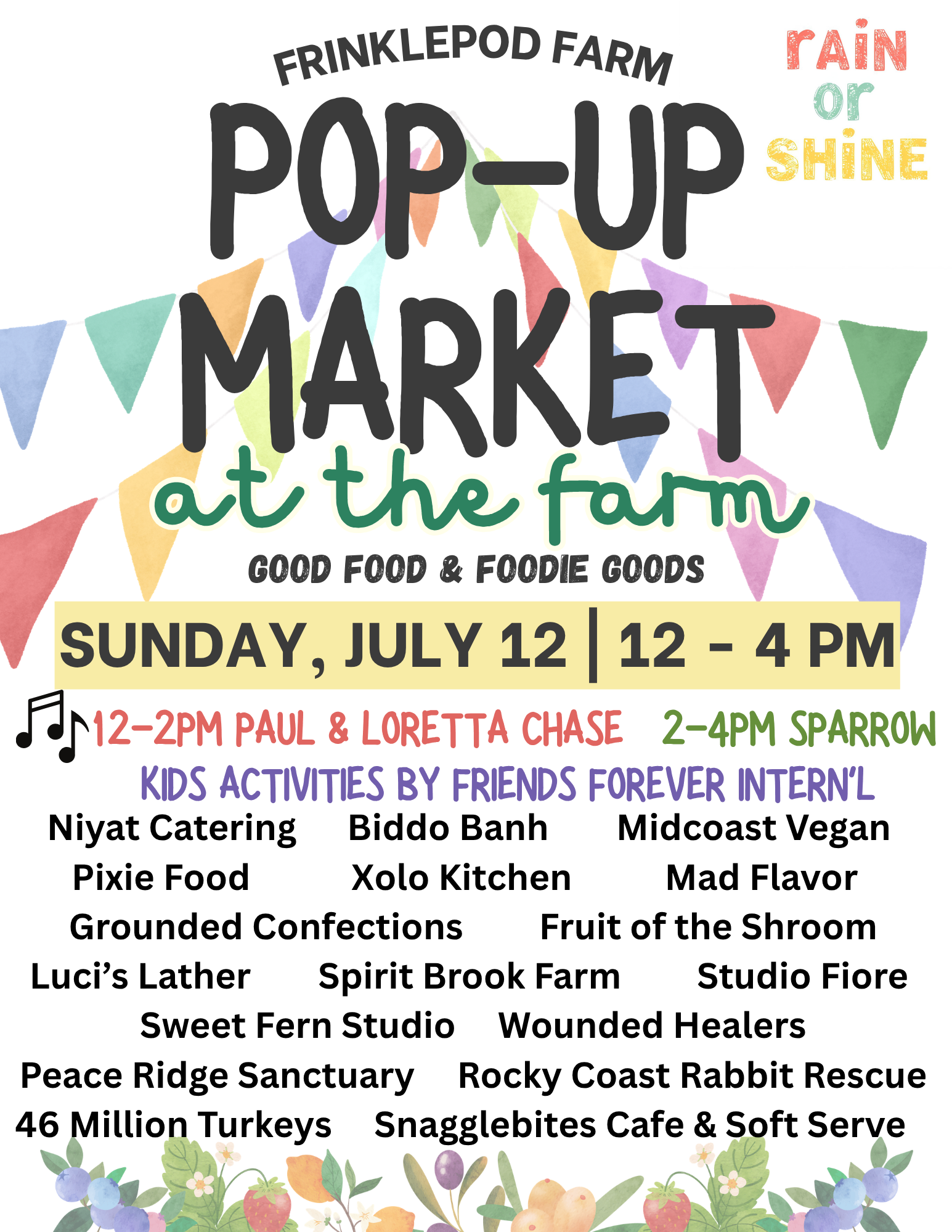 Pop-Up Market! 
