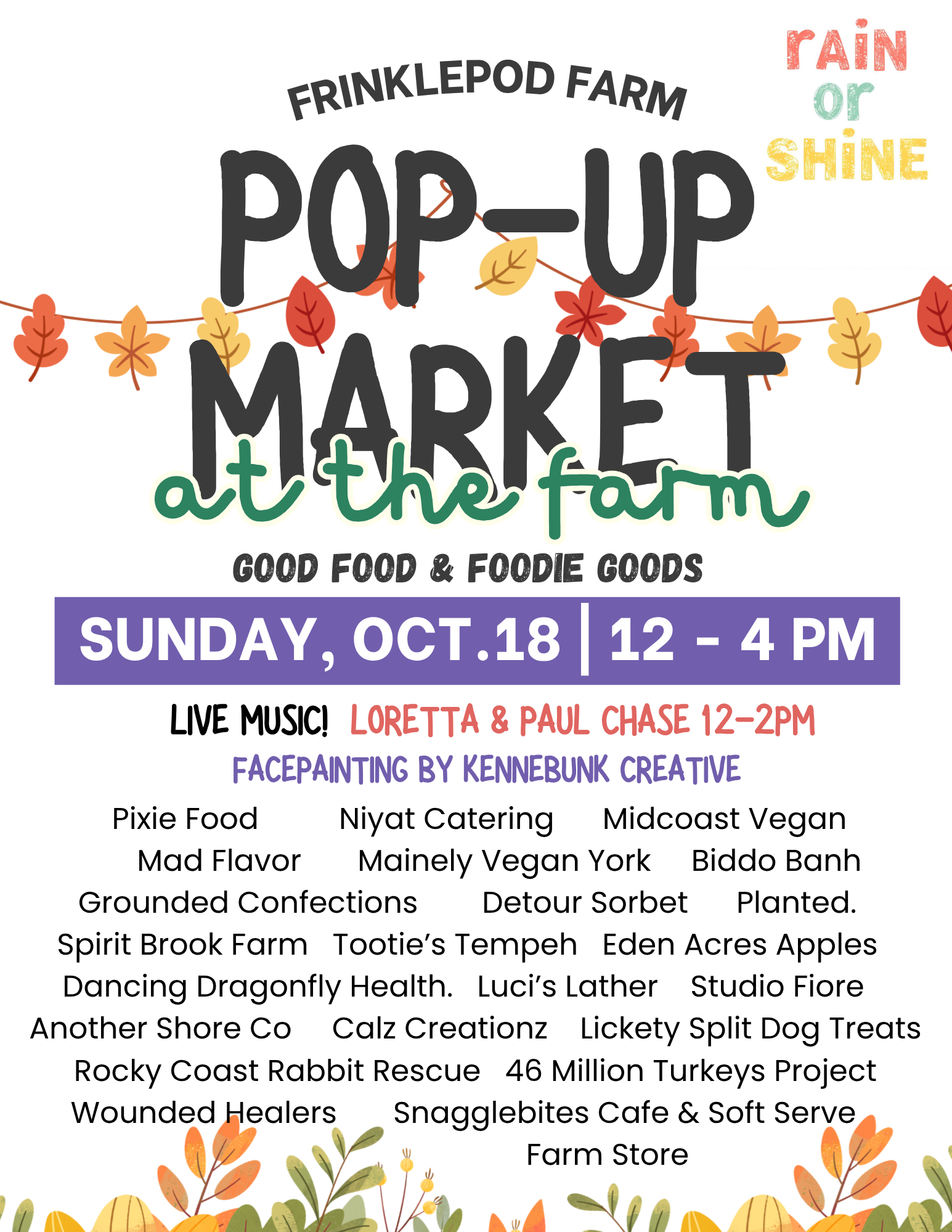 Pop-Up Market!