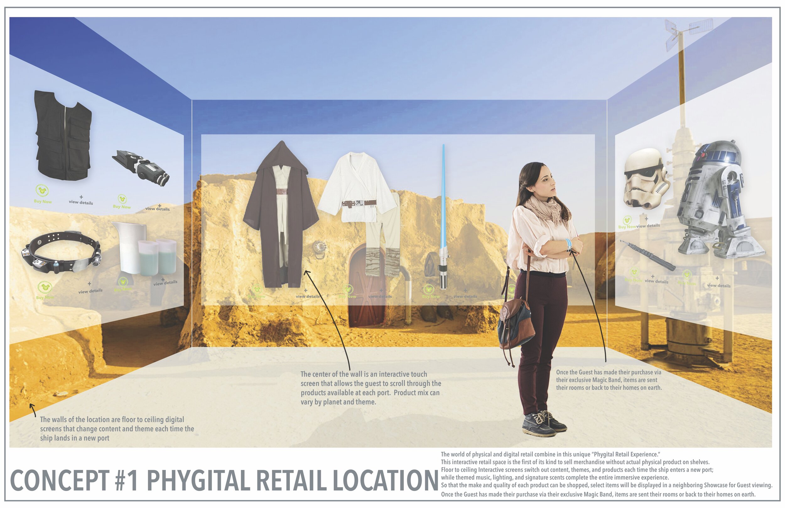 Star Wars "Phygital" Retail Concept
