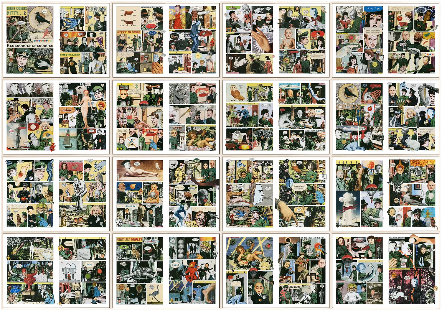 Here Comes Kitty: A Comic Opera (Wall-mounted version, 96"x140")