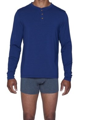 Deep space blue long sleeve henley.jpeg