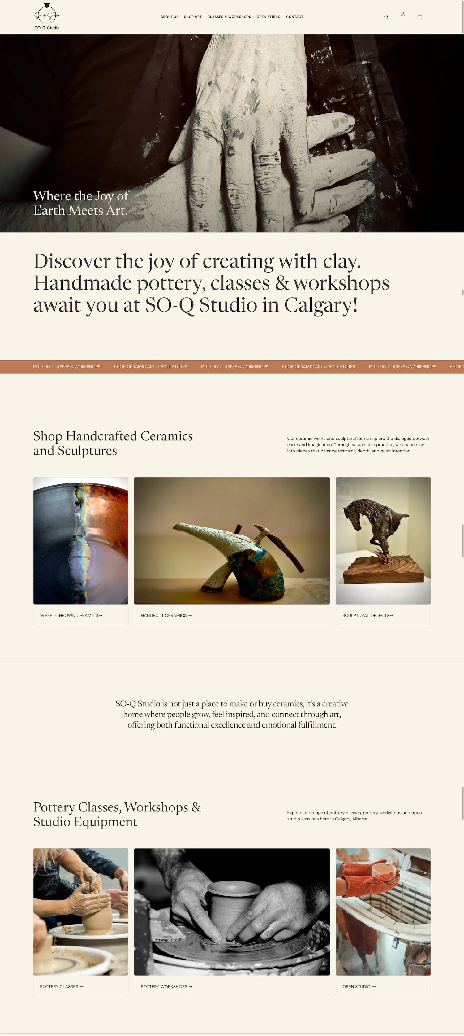 so-q ceramics in Calgary homepage