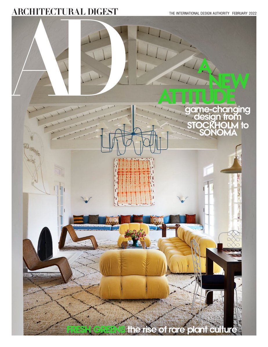 ARCHITECTURAL DIGEST, FEBRUARY 2022