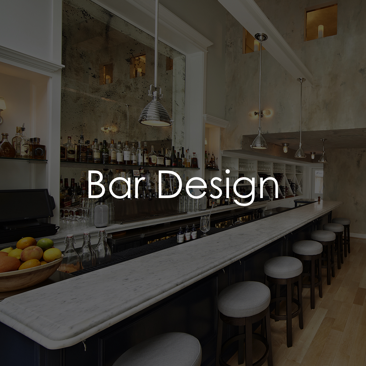 Behind the Wood Bar Design Consulting