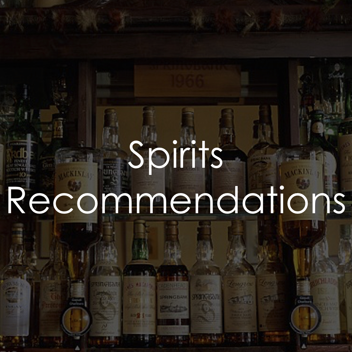 Behind the Wood Spirits Recommendation
