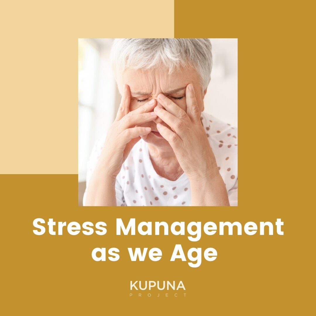 As I've mentioned, aging is a unique process for everyone, however, there are things that are considered universal: stress management, for example.
.
Studies have shown that with increasing age the way the body deals with stress changes.
.
Stressed b