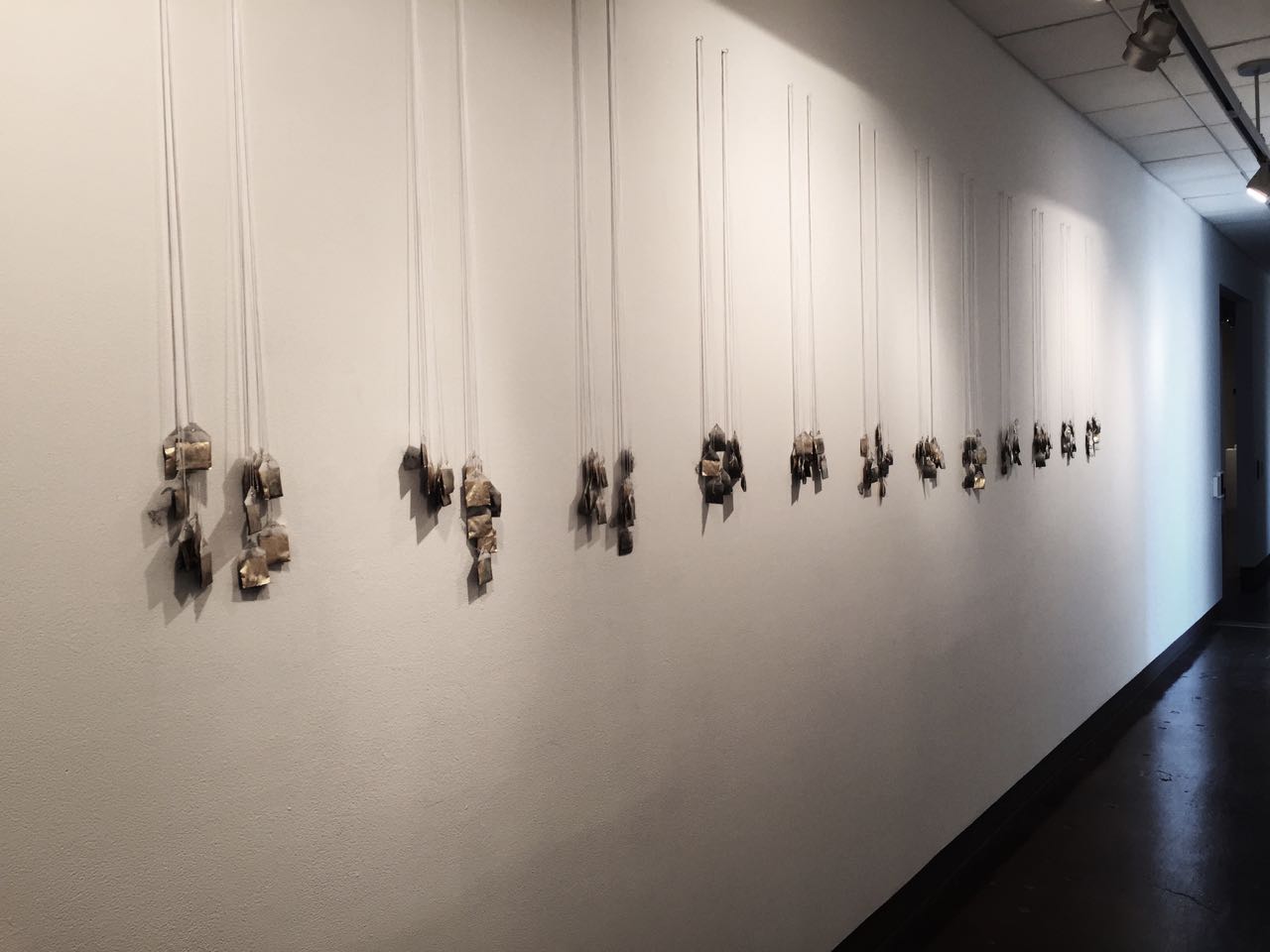 residue of a shadow (installation detail view)