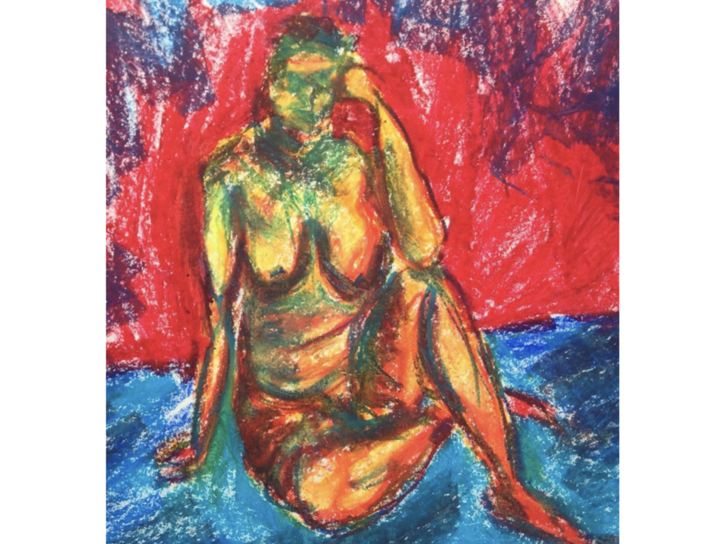 15 min figure study in color