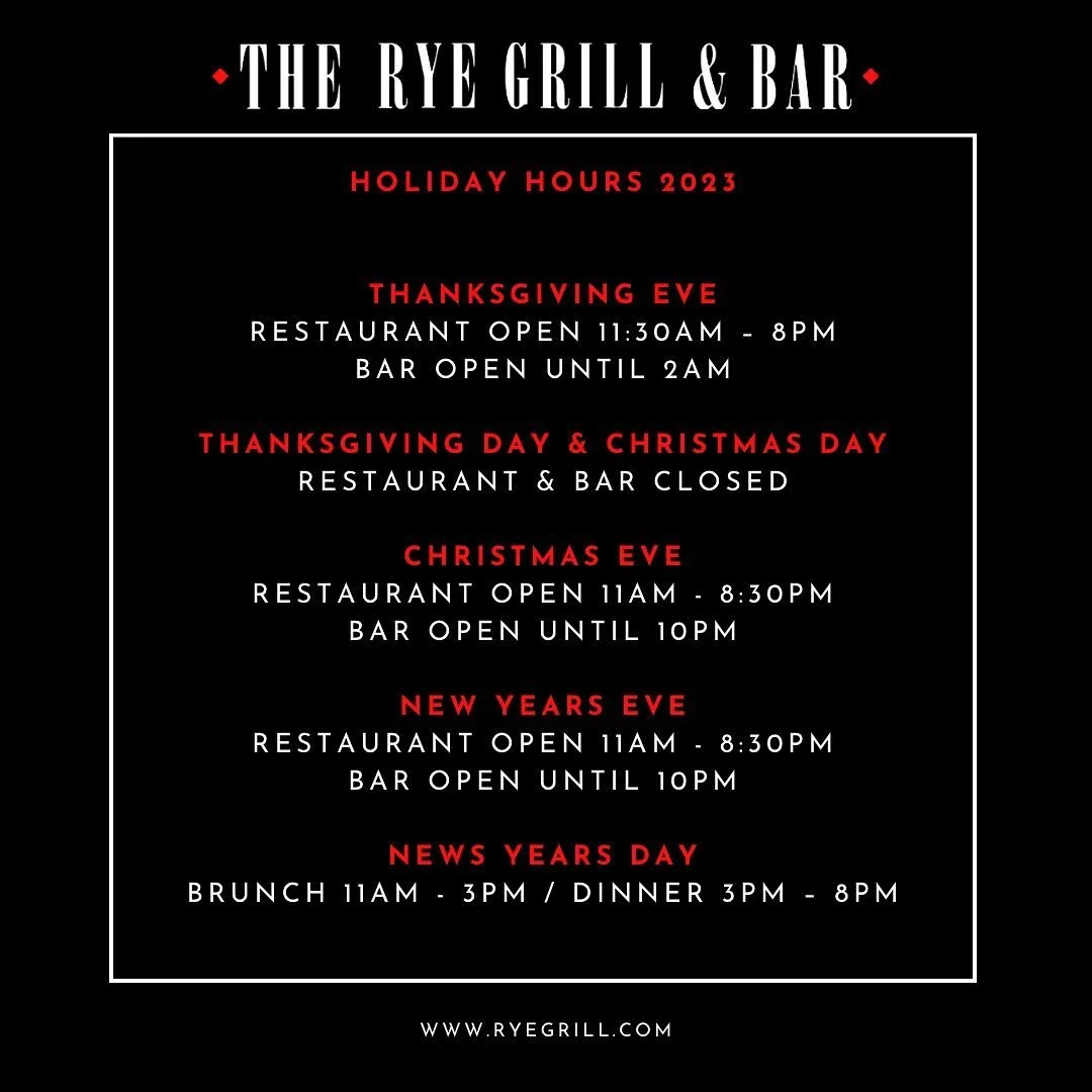 Rye Grill & Bar Virtual Tour