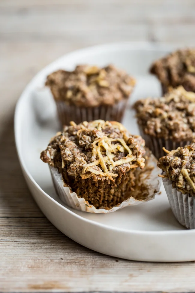 Apple Spice Crumb Muffins | Edible Perspective