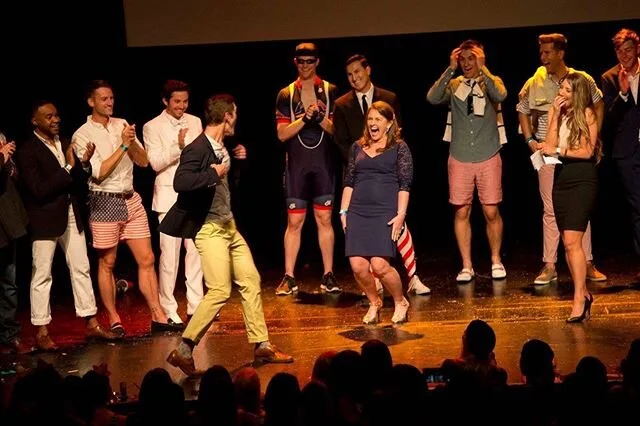 That moment during Q&amp;A when @michaelthomasplease shared his campaign was in honor of his mom, a leukemia survivor, and in the most heartwarming twist she surprised him onstage 😭 #mrmarina