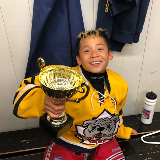 He&rsquo;s got some serious pep in his step and loves to wheel and deal! Our Player of the Month.... https://bit.ly/2Rr2xDM #oakvillerangers #oakville #hockey #hockeyskills