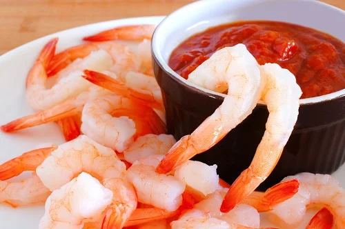 Shrimp with Cocktail Sauce