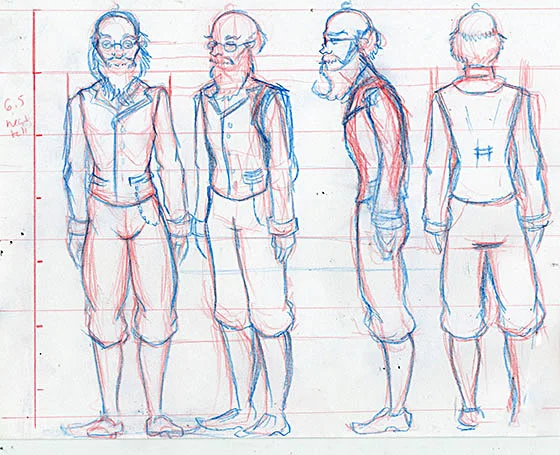 Model Sheet: Klaus