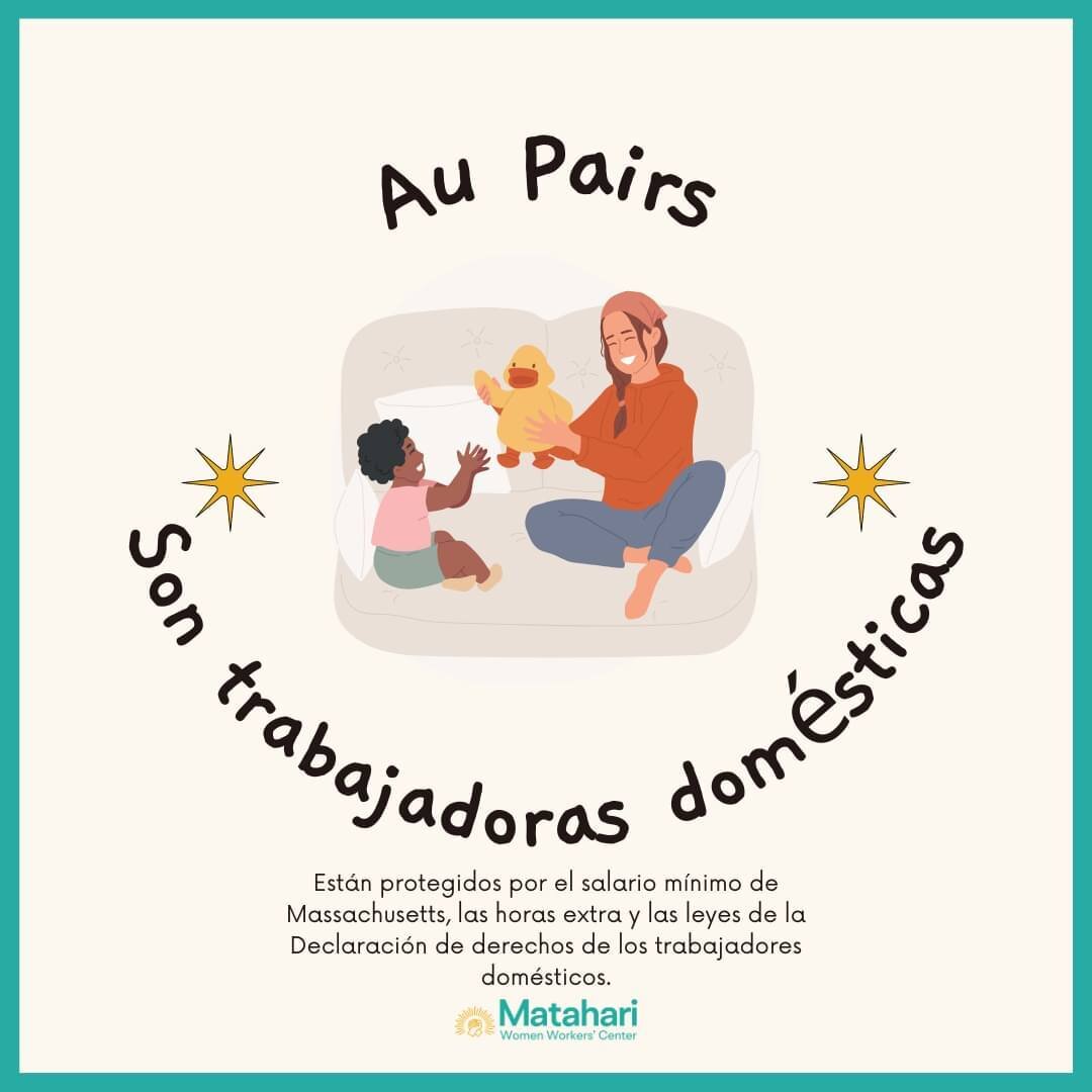 Au pairs are domestic workers too! Often overlooked, #aupairs are an important part of the domestic labor workforce. At our center, we recognize and advocate for the rights of all #domesticworkers, including au pairs. Learn more about the important r