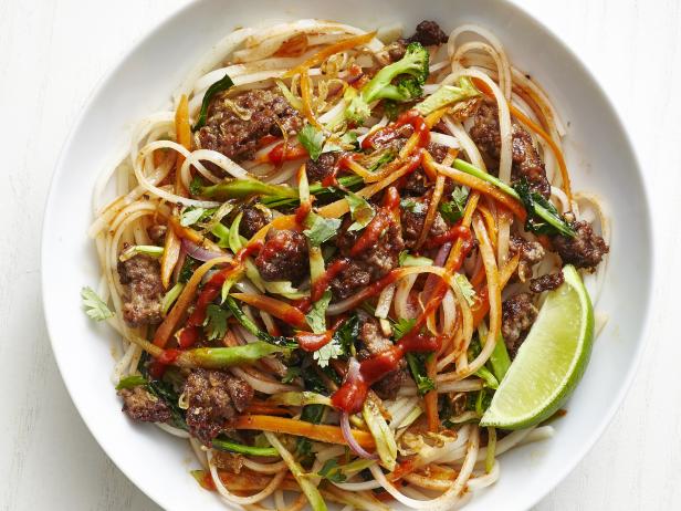 Thai Peanut Beef Over Noodles Food By Lish
