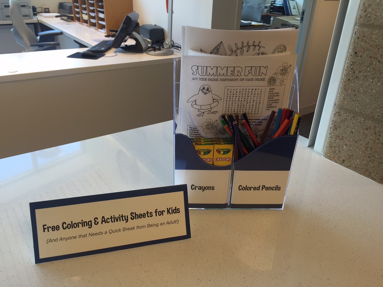 This project reinforced needing the "mom perspective." We've been complemented multiple times for spending a few extra pennies to get Crayola crayons and how it reflects that our agency cares as about the quality of our services. Who knew?