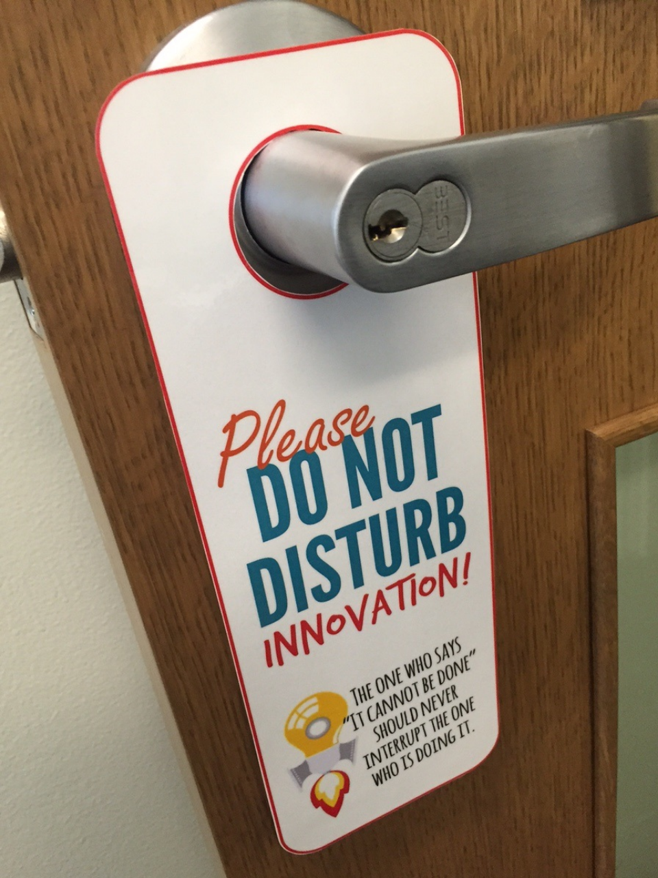 And in other circumstances, it's time to close the door.