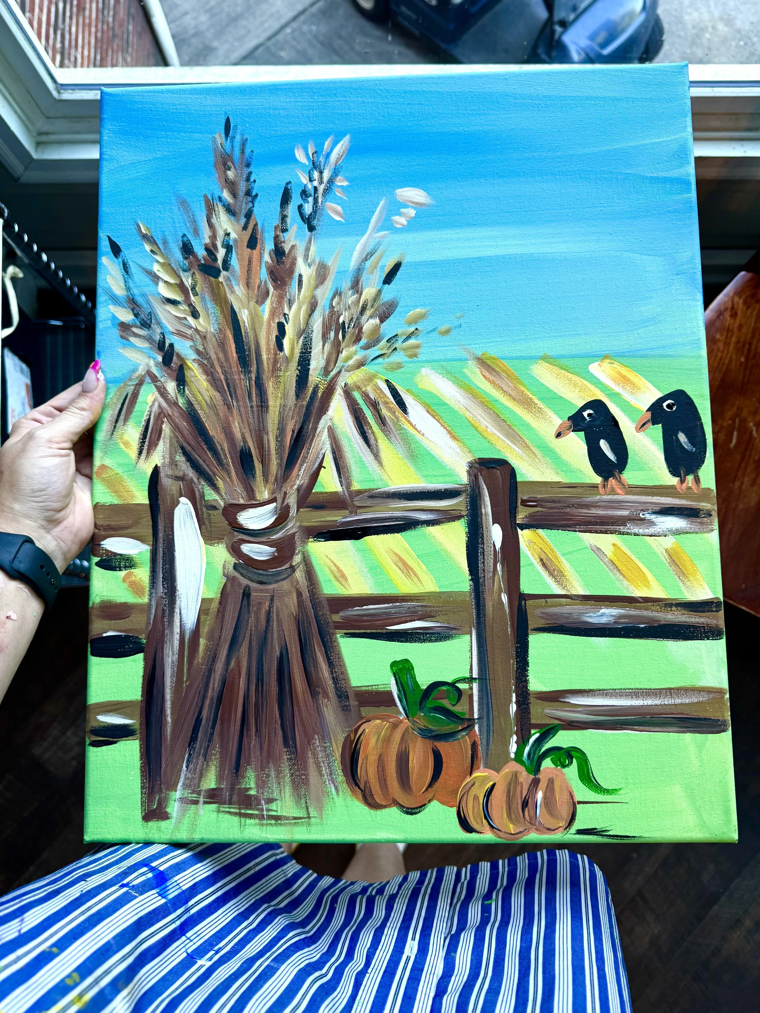 Sip and Paint Class at The Tavern at Towne Lake