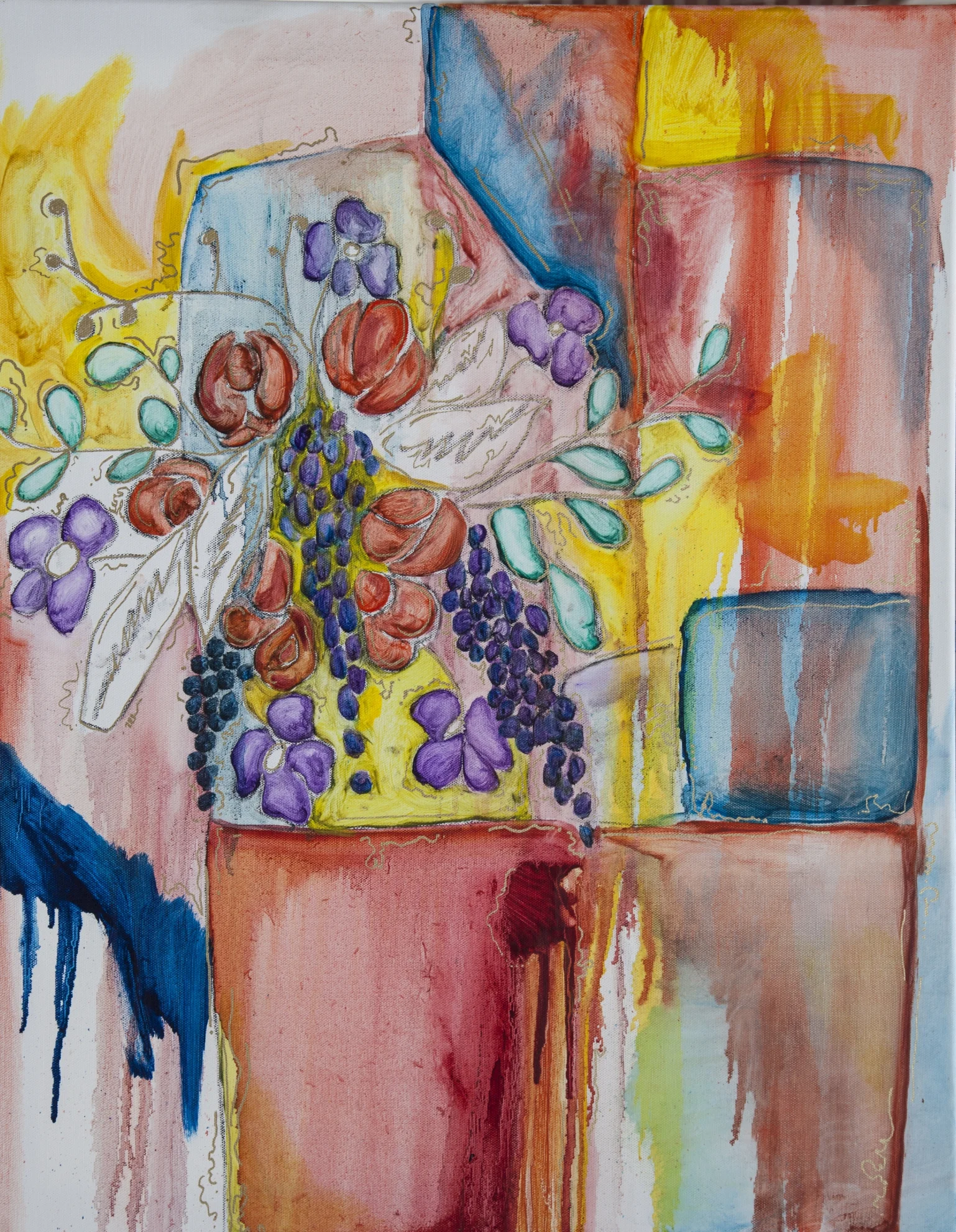 Woman with Flowers IIII.