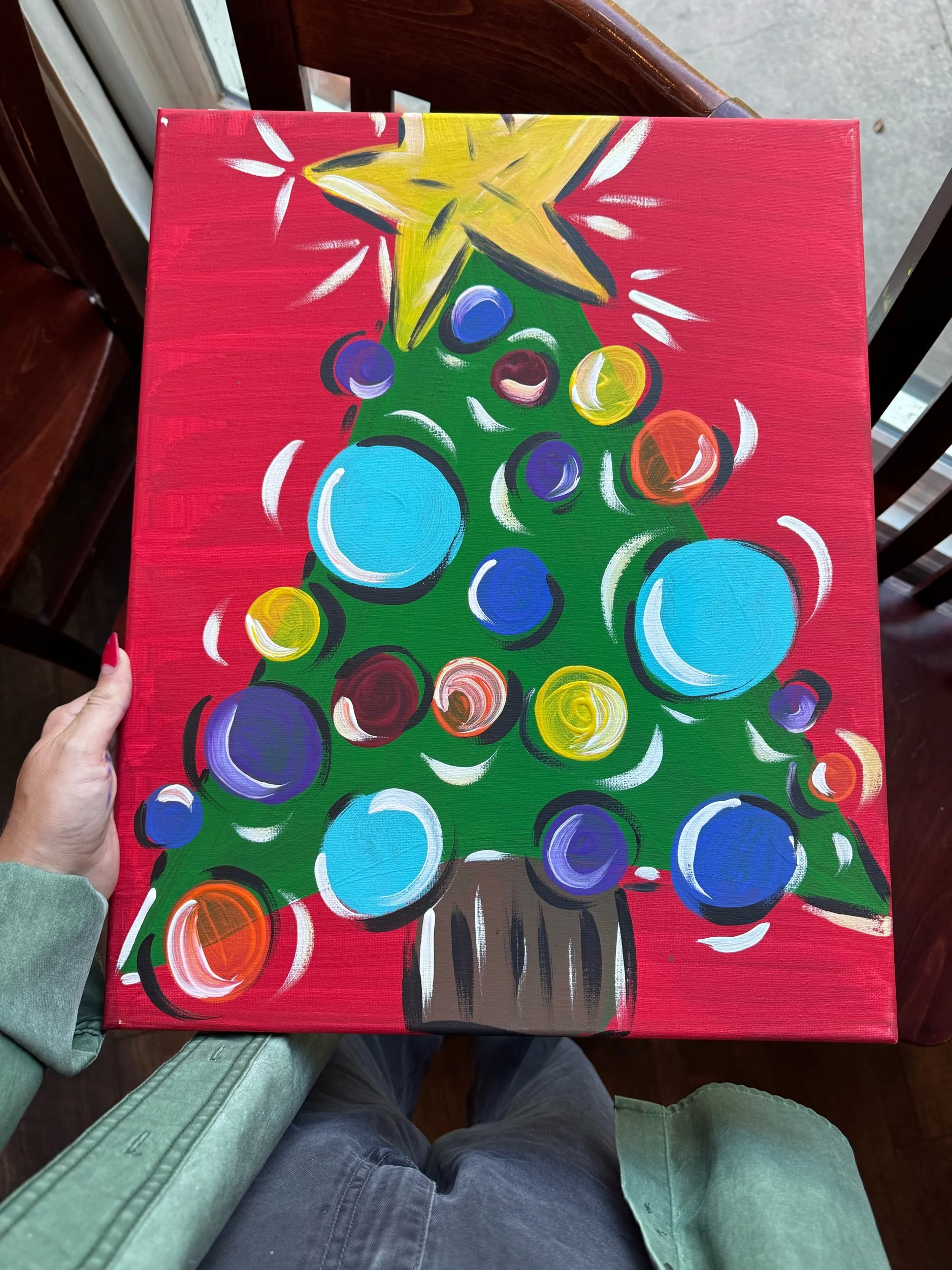 Open to all ages Paint Class at The Tavern at Towne Lake
