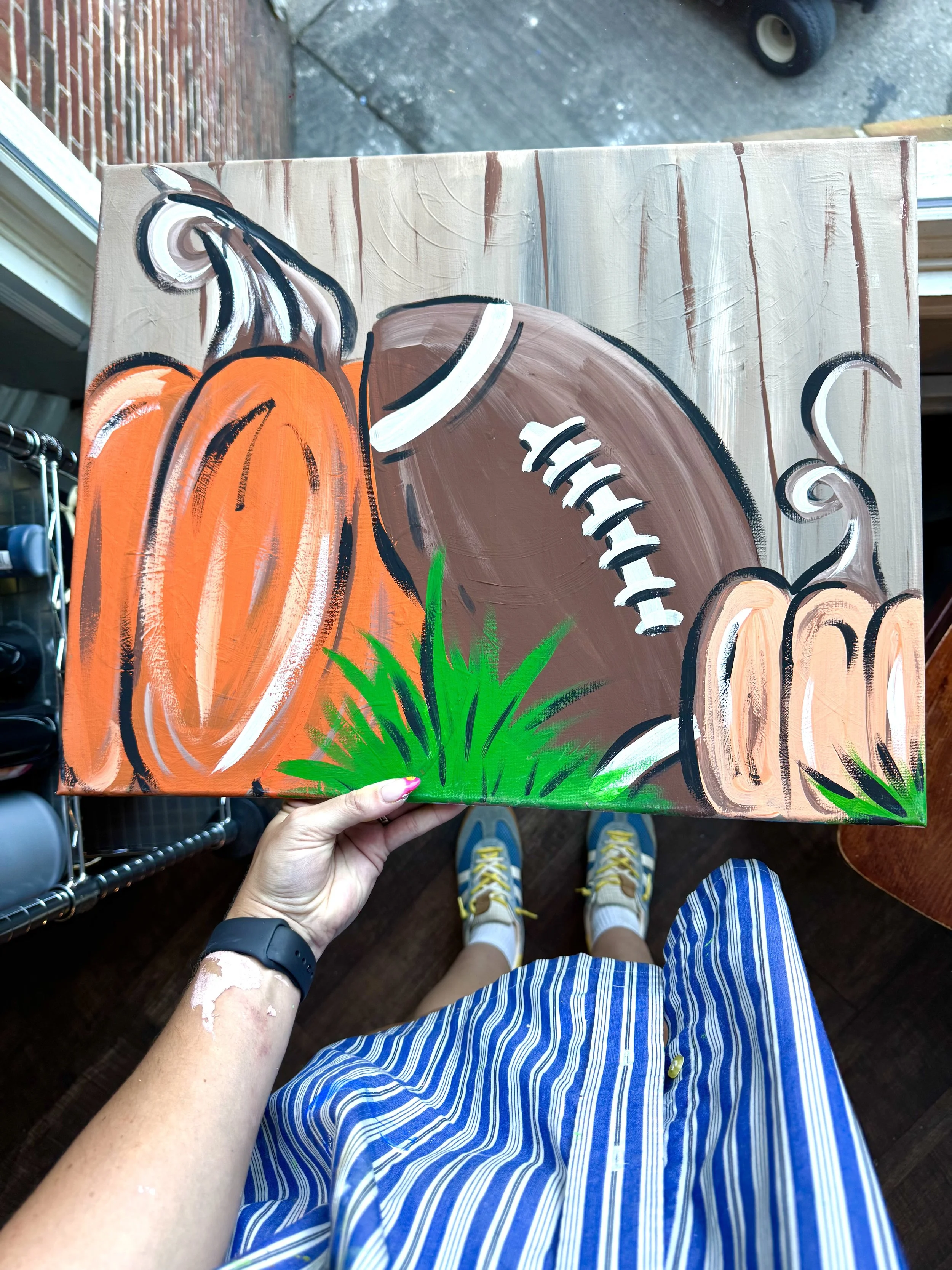Sip and Paint Class at The Tavern at Towne Lake 