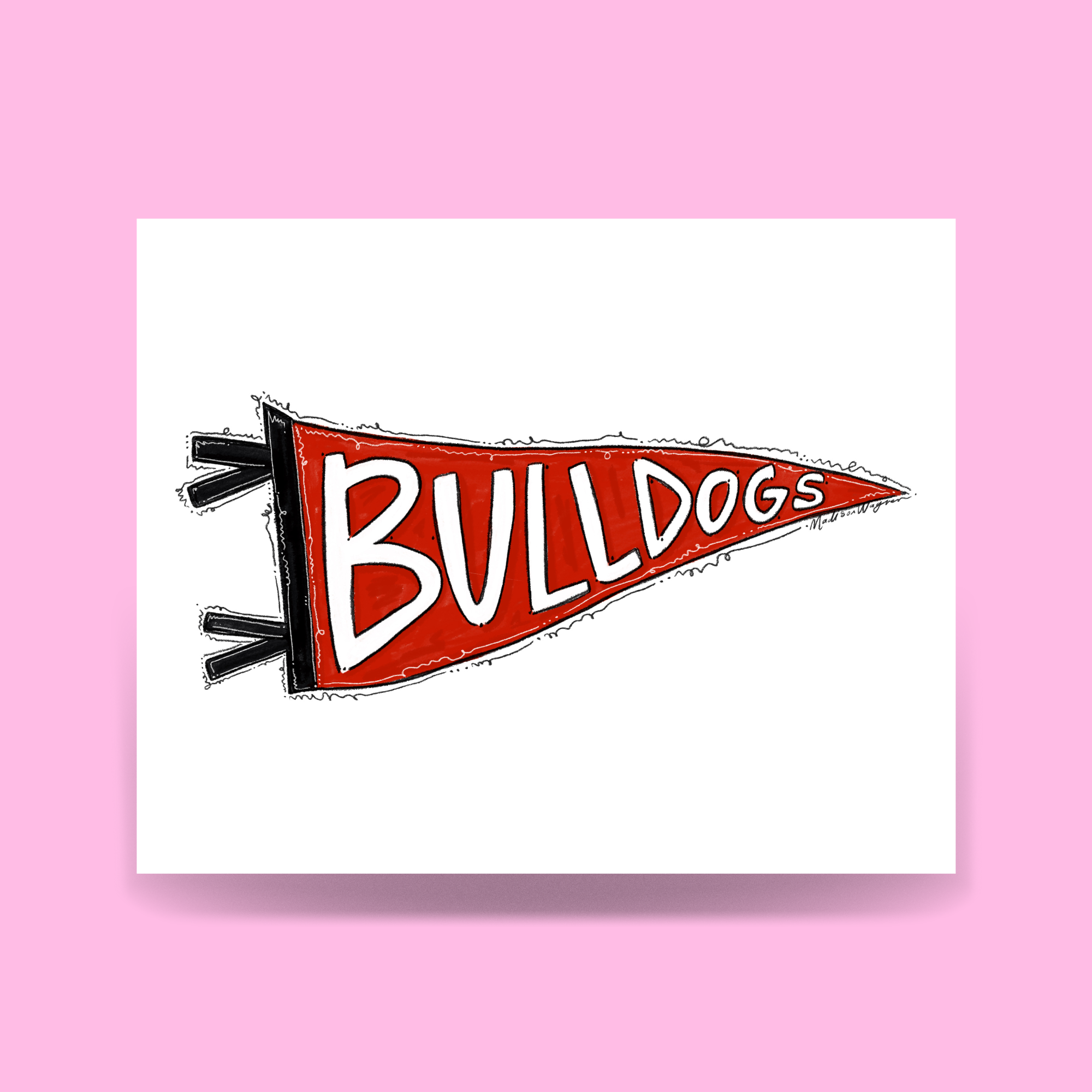 PP- UGA Bulldogs Pennant.png