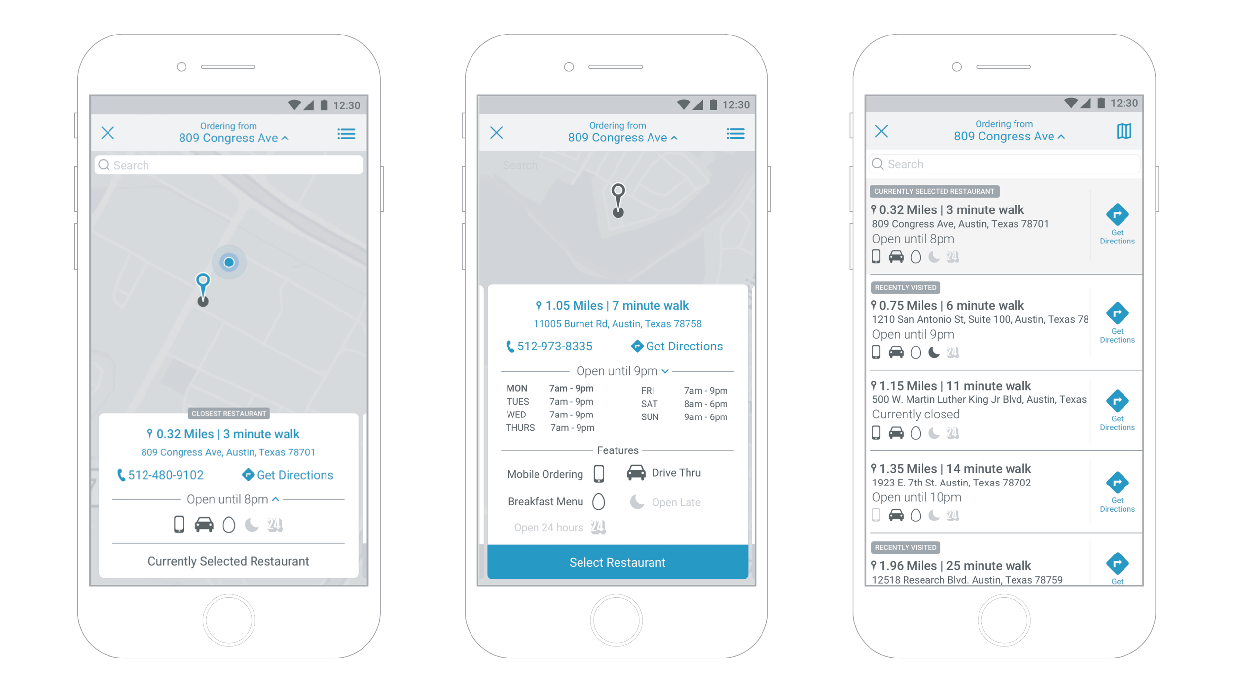 Sampling of finalized wireframes