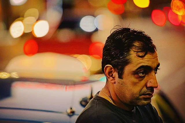 Saturday Night Cab Driver 1 from the Hollywood Street Series #1 of 10. ** .
.
Preet, whom some called Asham, would pick up riders at Hollywood and Highland because he preferred tourists to the Saturday night drunks further down the strip. He'd sit an