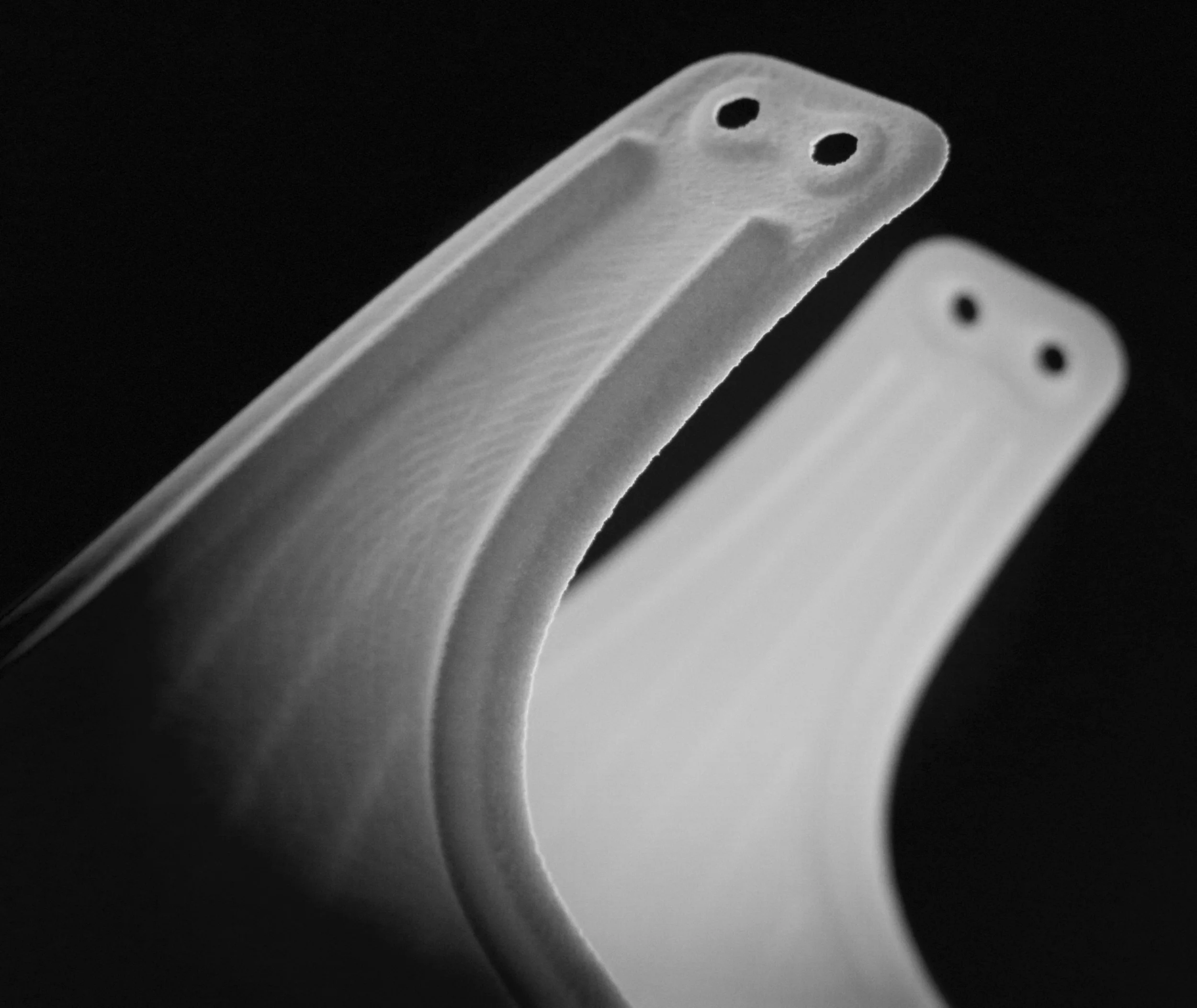  WITH A FOCUS ON SUPPORT, ATTENTION TO BOTH INTERIOR AND EXTERIOR MOLDING IS GIVEN. &nbsp;THE DIFFERENT THICKNESSES OF TRANSLUCENT MATERIAL HIGHLIGHT&nbsp;THIS FEATURE. 