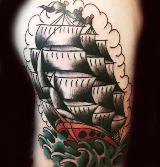 Clipper by Tim Goodrich Aloha Tattoo Hawaii