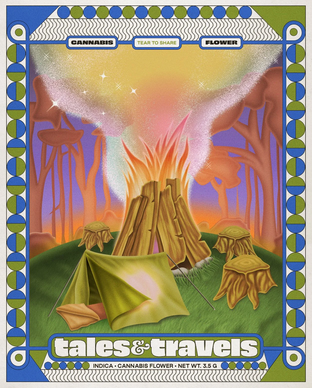  Packaging copy (back): Snuggle up and settle in. The flicker of the fire is warm, the glow of the moon is bright. Welcome friend!  